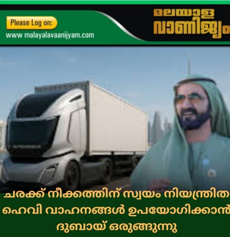 ചരക്ക് നീക്കത്തിന് സ്വയം നിയന്ത്രിത ഹെവി വാഹനങ്ങൾ ഉപയോഗിക്കാൻ ദുബായ് ഒരുങ്ങുന്നു
